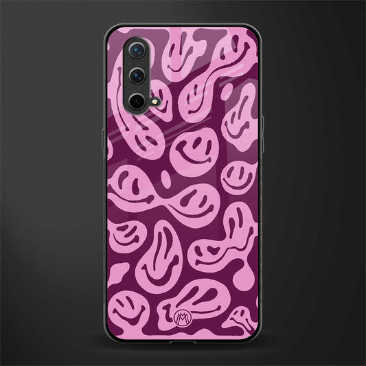 acid smiles grape edition glass case for oneplus nord ce 5g image