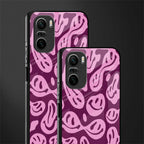 acid smiles grape edition glass case for mi 11x 5g image-2