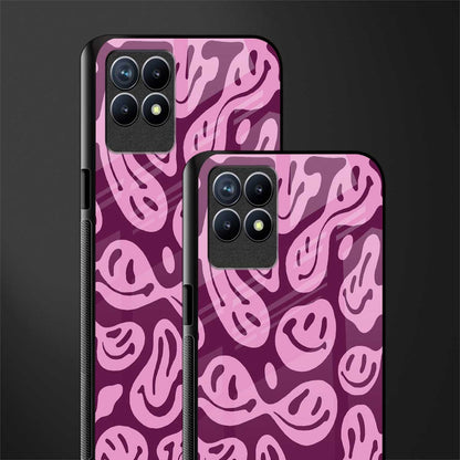 acid smiles grape edition glass case for realme narzo 50 image-2