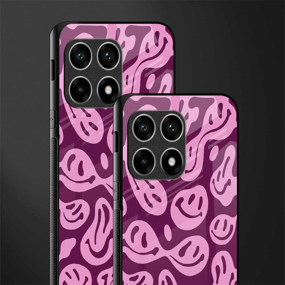 acid smiles grape edition glass case for oneplus 10 pro 5g image-2