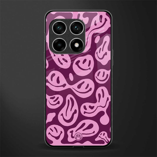 acid smiles grape edition glass case for oneplus 10 pro 5g image