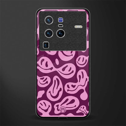 acid smiles grape edition glass case for vivo x80 pro 5g image