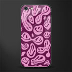 acid smiles grape edition glass case for iphone 6 plus image