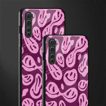 acid smiles grape edition glass case for oneplus nord ac2001 image-2