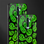 acid smiles neon green glass case for oppo reno 2z image-2