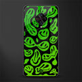 acid smiles neon green glass case for vivo s1 pro image