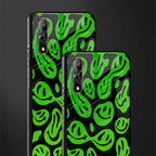 acid smiles neon green glass case for vivo z1x image-2
