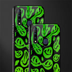 acid smiles neon green glass case for vivo z1 pro image-2
