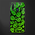 acid smiles neon green glass case for vivo z1 pro image