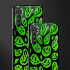 acid smiles neon green glass case for realme 6 pro image-2