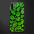 acid smiles neon green glass case for mi a3 redmi a3 image