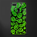 acid smiles neon green glass case for oppo a7 image