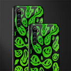 acid smiles neon green glass case for realme x50 pro image-2
