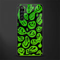 acid smiles neon green glass case for realme x50 pro image