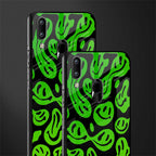 acid smiles neon green glass case for vivo y95 image-2