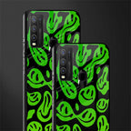acid smiles neon green glass case for vivo y30 image-2