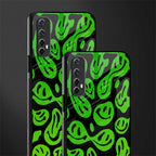 acid smiles neon green glass case for realme narzo 20 pro image-2