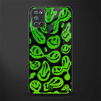 acid smiles neon green glass case for realme 7i image