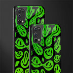 acid smiles neon green glass case for realme 7 pro image-2