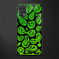 acid smiles neon green glass case for realme 7 pro image