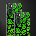 acid smiles neon green glass case for vivo v20 se image-2