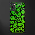 acid smiles neon green glass case for samsung galaxy s20 fe image