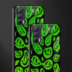 acid smiles neon green glass case for realme x7 image-2