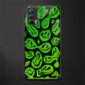 acid smiles neon green glass case for realme x7 image