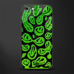acid smiles neon green glass case for iphone 6 plus image