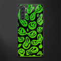acid smiles neon green glass case for oneplus nord ac2001 image