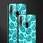 acid smiles turquoise edition glass case for vivo u20 image-2