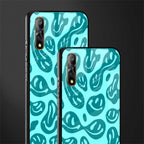acid smiles turquoise edition glass case for vivo s1 image-2