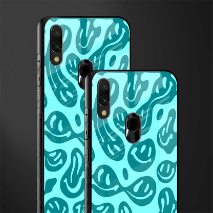 acid smiles turquoise edition glass case for redmi note 7 image-2