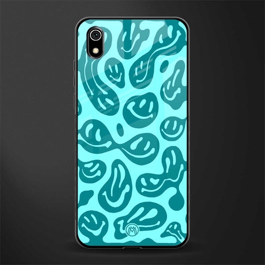 acid smiles turquoise edition glass case for redmi 7a image