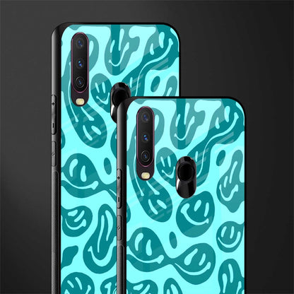 acid smiles turquoise edition glass case for vivo u10 image-2