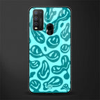 acid smiles turquoise edition glass case for vivo y50 image