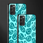 acid smiles turquoise edition glass case for samsung note 20 image-2