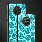 acid smiles turquoise edition glass case for mi 10i image-2
