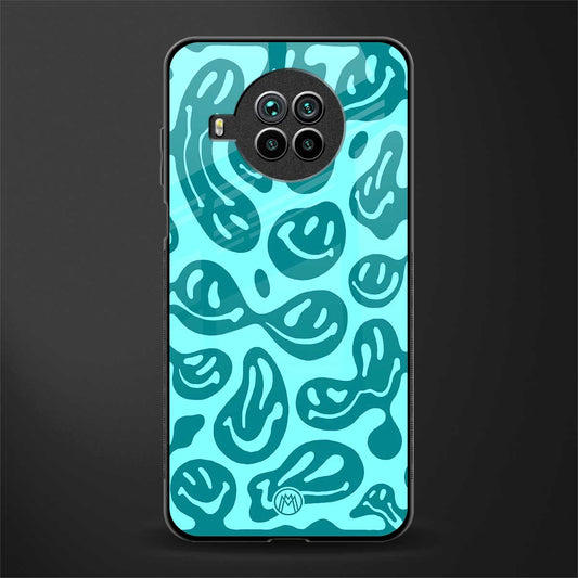 acid smiles turquoise edition glass case for mi 10i image