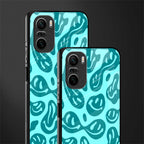 acid smiles turquoise edition glass case for mi 11x 5g image-2