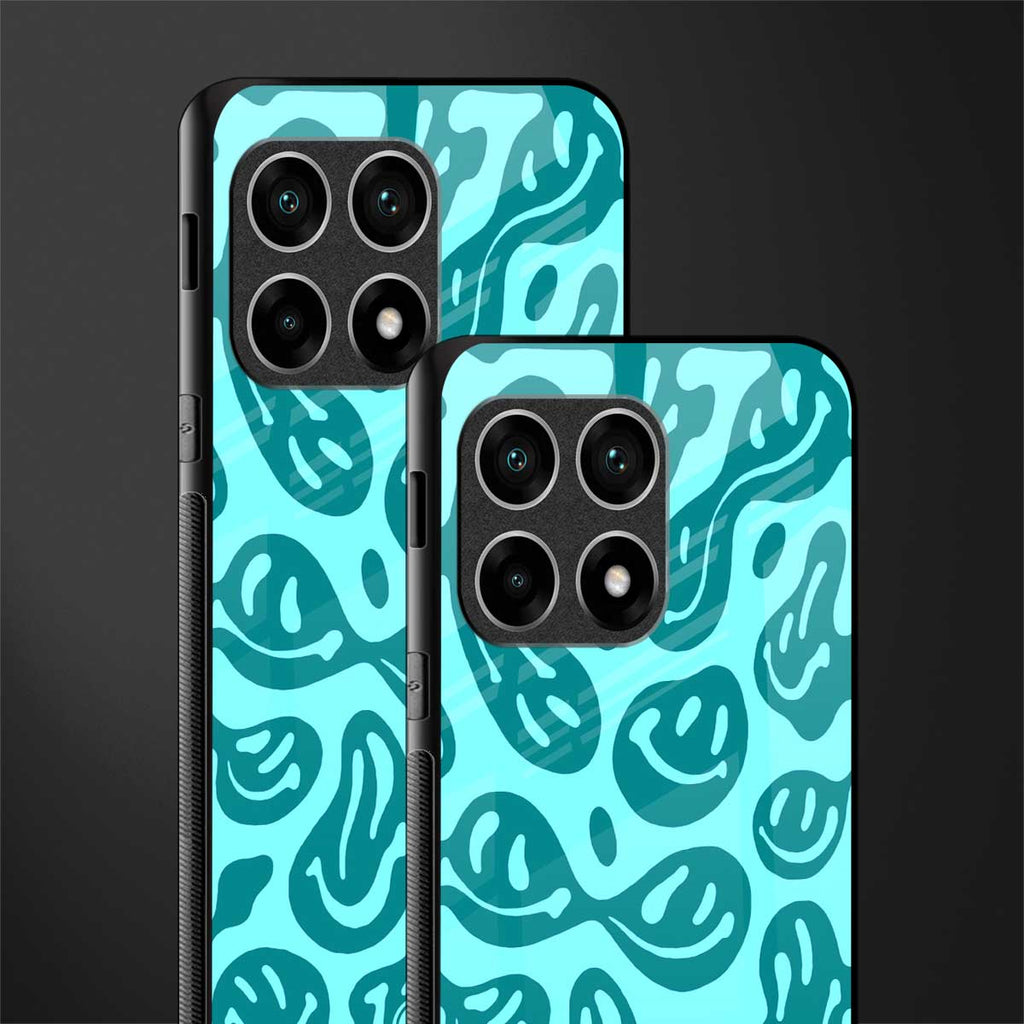 acid smiles turquoise edition glass case for oneplus 10 pro 5g image-2