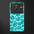 acid smiles turquoise edition glass case for vivo x80 pro 5g image