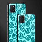 acid smiles turquoise edition glass case for samsung galaxy note 10 lite image-2