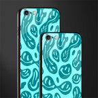 acid smiles turquoise edition glass case for iphone 6 plus image-2