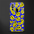 acid smiles yellow blue glass case for vivo v15 image