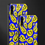 acid smiles yellow blue glass case for samsung galaxy a70s image-2