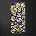 acid smiles yellow blue glass case for realme c1 image