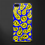 acid smiles yellow blue glass case for realme c1 image