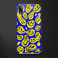 acid smiles yellow blue glass case for vivo y91i image