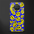 acid smiles yellow blue glass case for mi 10i image